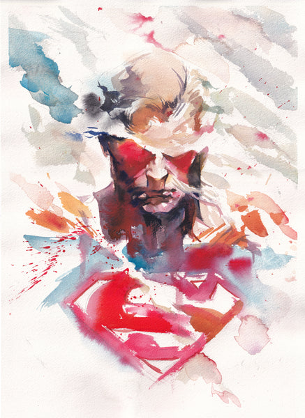 Ito Original Art Superman Illustration