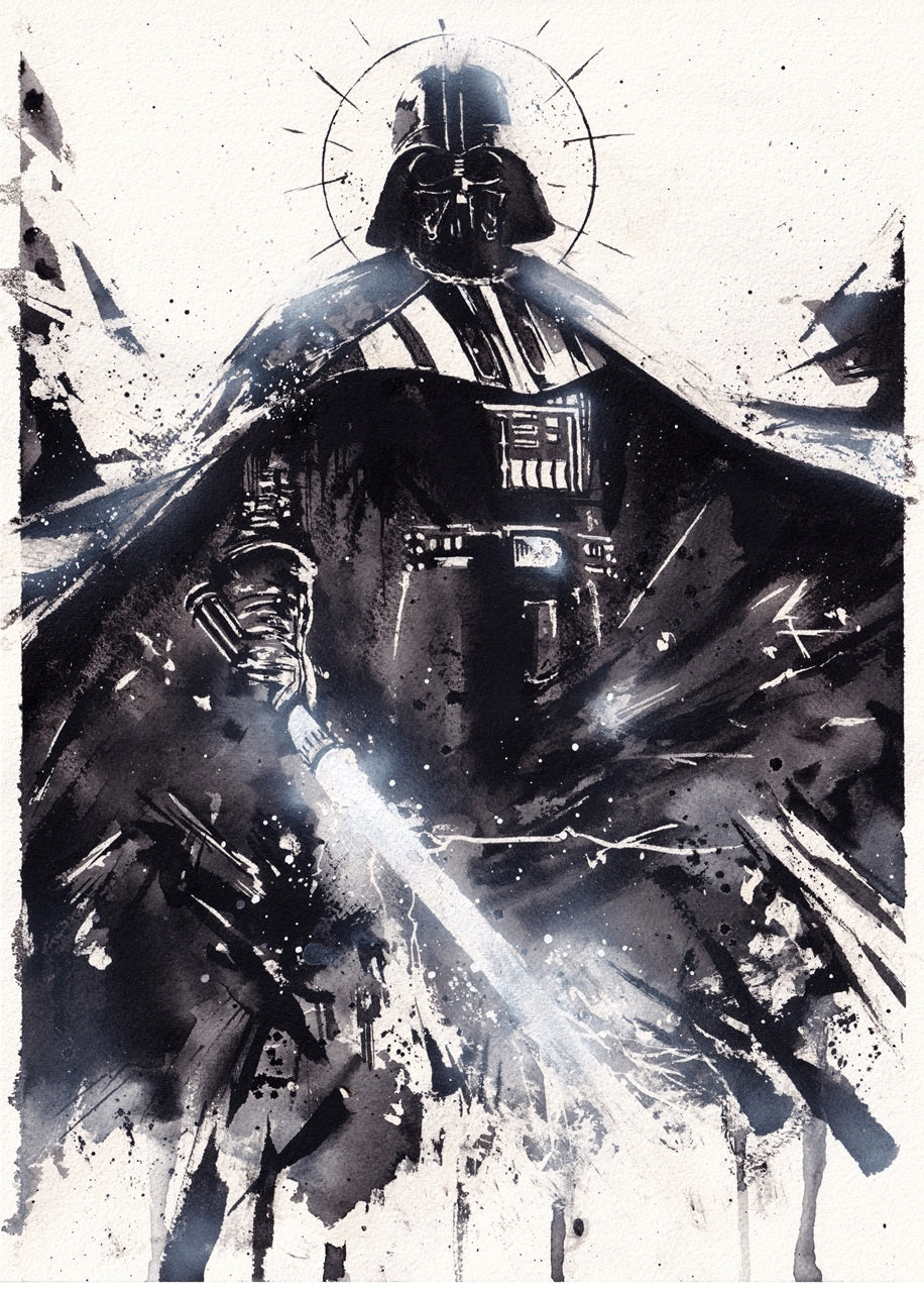 Ito Original Art Darth Vader Illustration