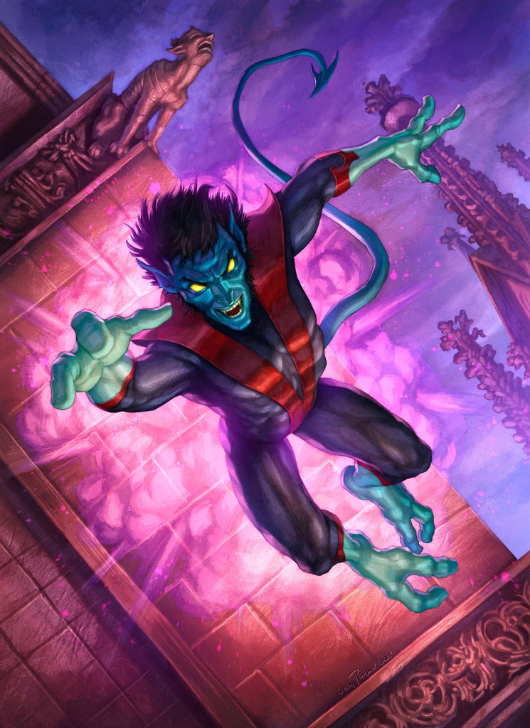 Casey Parsons (art) and Sean Lee (colours) Nightcrawler 12x16  Limited Edition Giclee Comic Art
