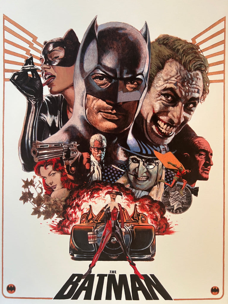 Andrea Cucchi Batman 9x12 Limited Edition Fine Art Print Comic Art