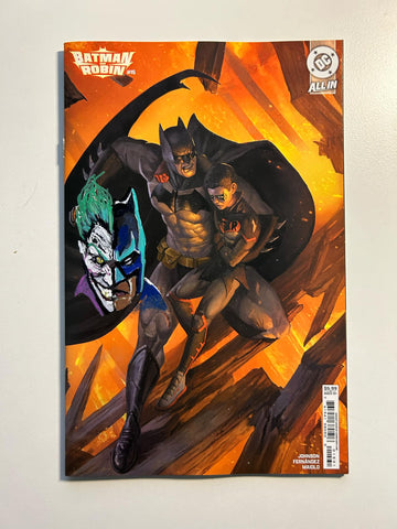 Aaron Bartling Original Art Batman and Robin #15 Remarqued Cover 4