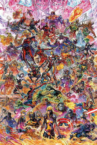 77 Marvel Characters Limited Edition Giclee by Vincenzo Riccardi
