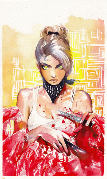 Ito Original Art Something is Killing the Children #46 Topshelf Cover Study