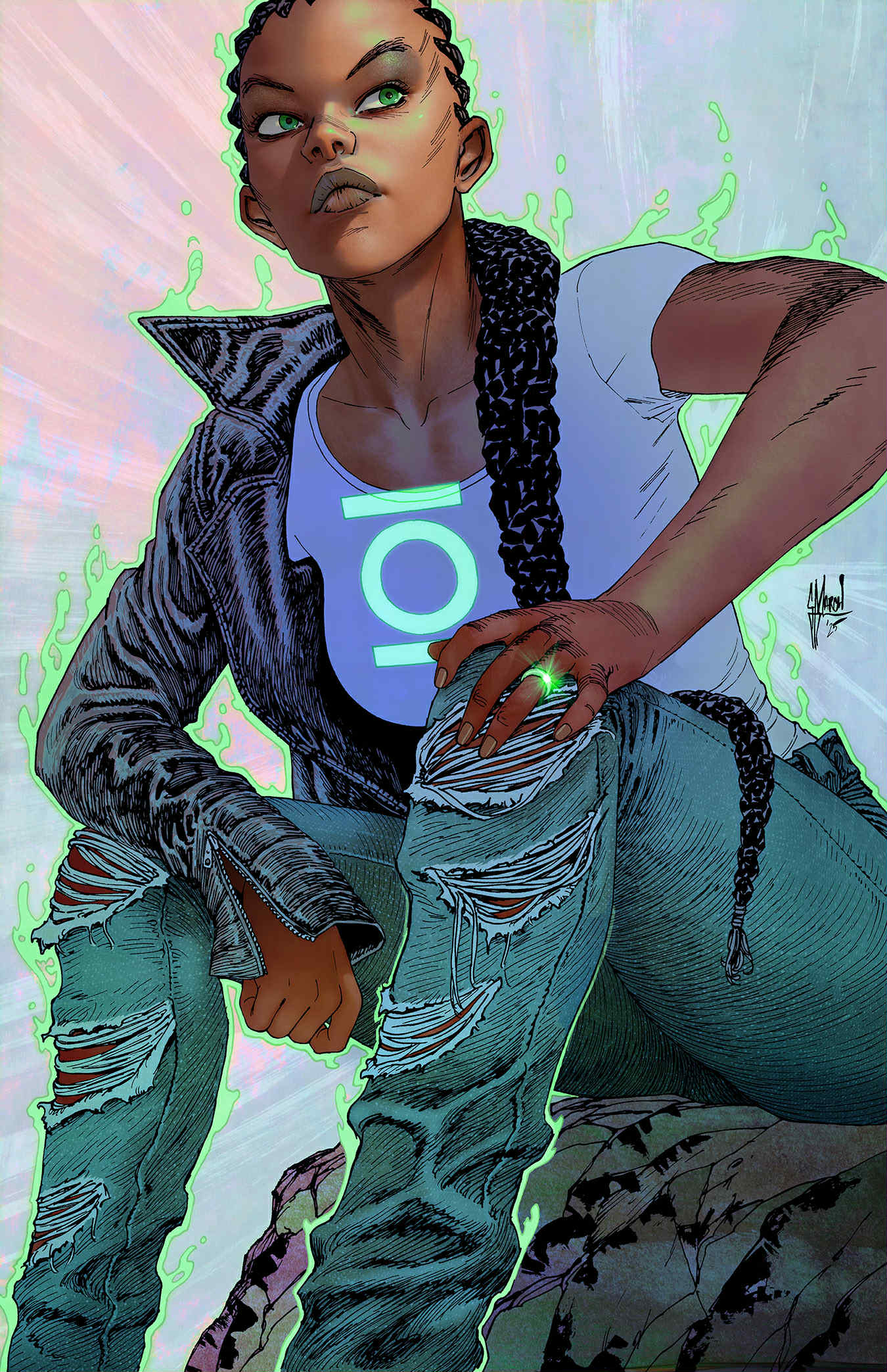 Guillem March Original Art Absolute Green Lantern #9 Cover