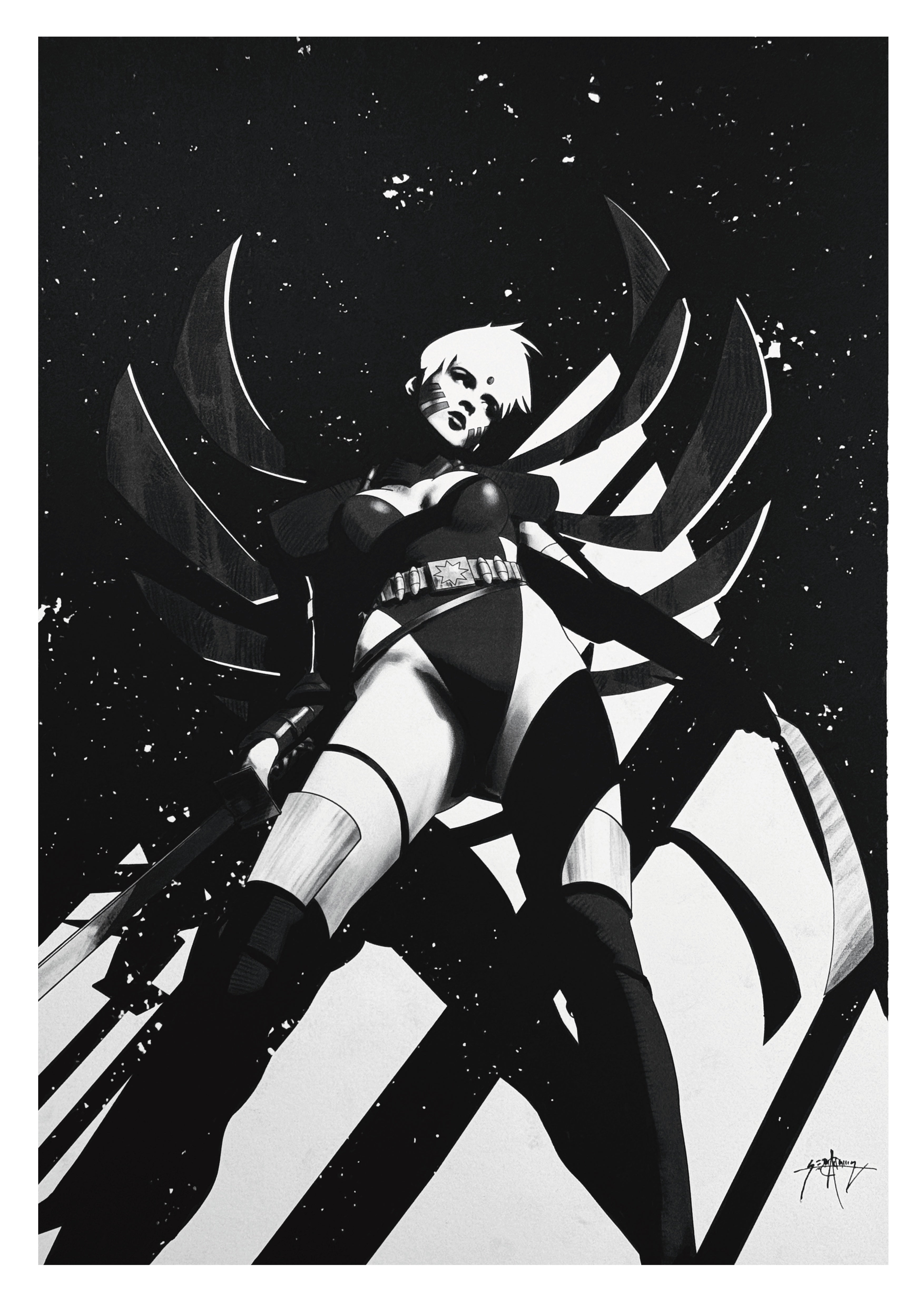Seth Adams Original Art Zealot Illustration