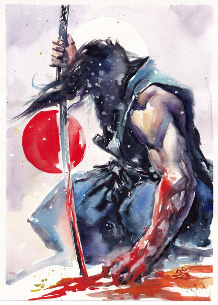 Ito Original Art Miyamoto Musashi Illustration