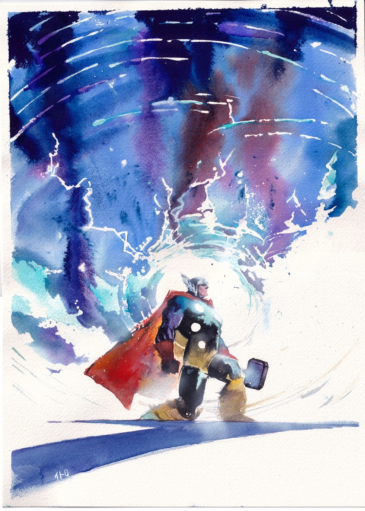 Ito Original Art Thor Illustration