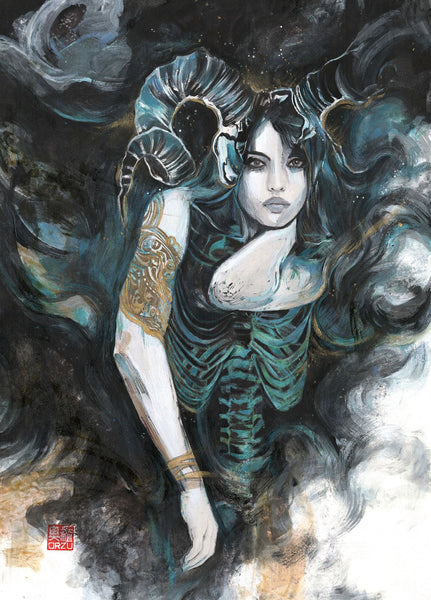 Zu Orzu Original Art '2024 Anatomically Incorrect, Probably' Illustration
