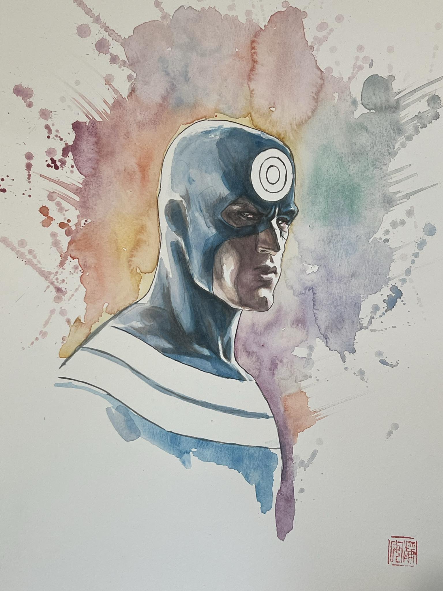 David Mack Original Art Daredevil #1 Cover