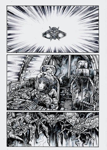 Vincenzo Riccardi Original Art Star Wars: Tales From The Death Star Page 20