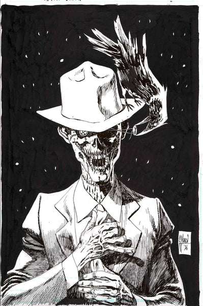 Guillem March Original Art Absolute Batman #19 Absolute Scarecrow Cover