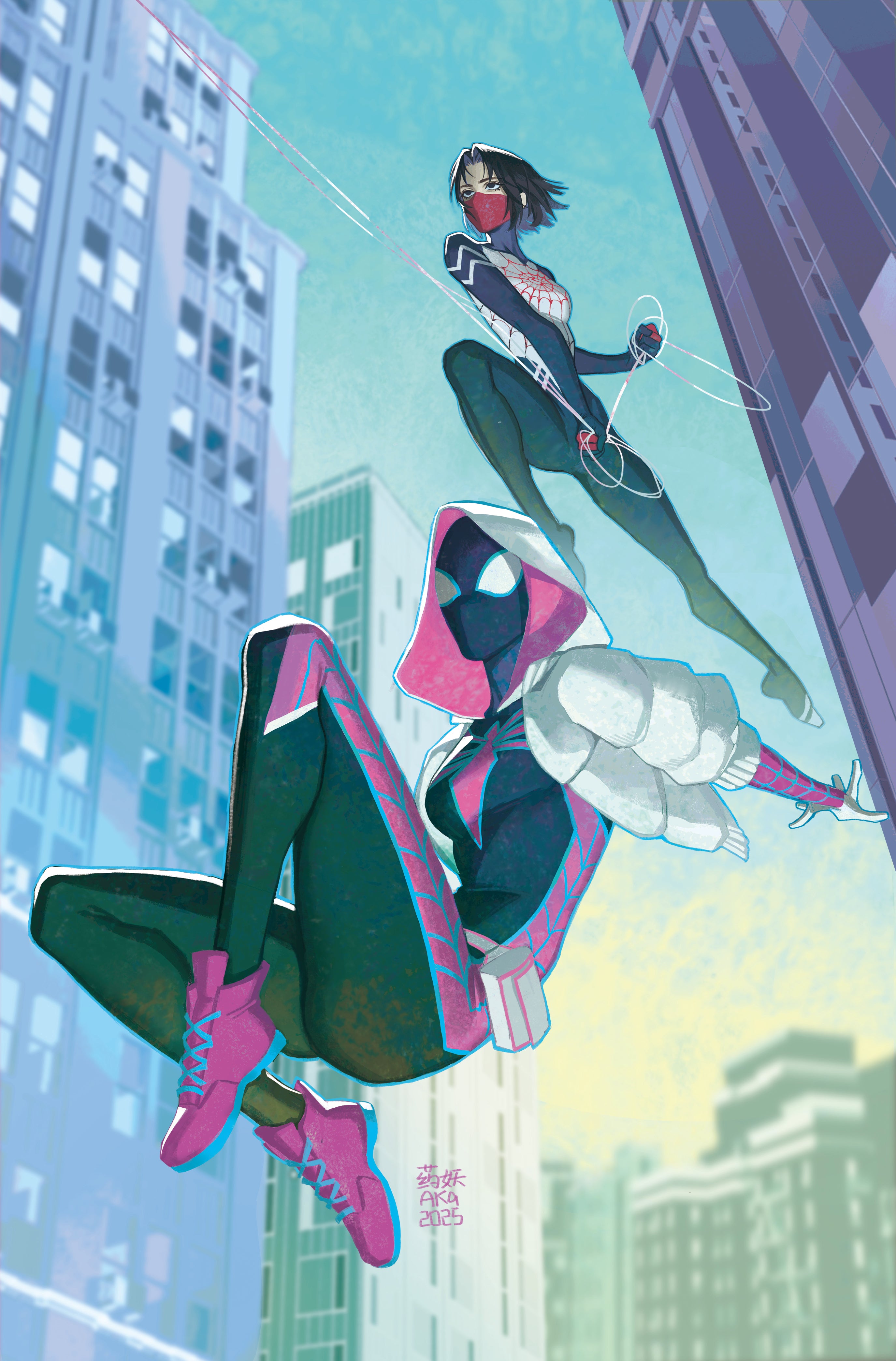 AKA Original Art All-New Spider-Gwen: Ghost-Spider #6 Cover