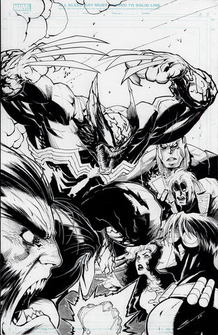 Gerardo Sandoval Original Art Venom War: Wolverine #2 Cover