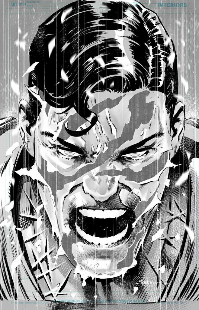 Rafa Sandoval Original Art Superman #15 (House of Brainiac Conclusion) Cover Comic Art
