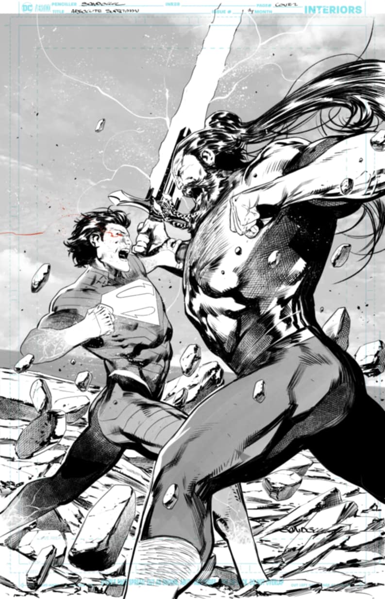 Rafa Sandoval Original Art Absolute Superman #14 Cover