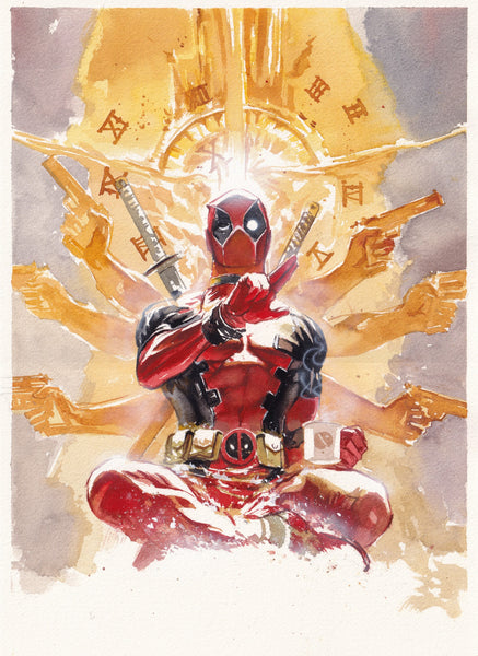 Ito Original Art Deadpool Illustration