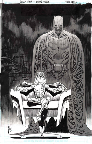 Guillem March Original Art Batman and Robin #29 Cover
