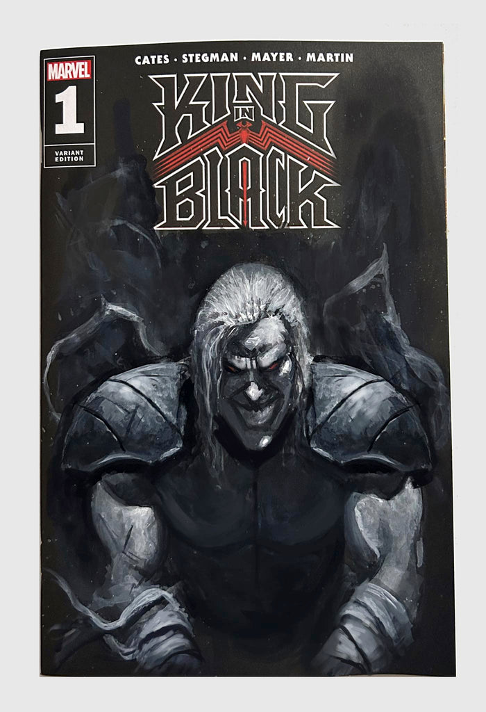 Aaron Bartling Original Art Knull Blank Cover Illustration Comic Art