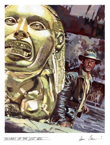 Andrea Cucchi Original Art Indiana Jones Raiders of the Lost Ark Illustration