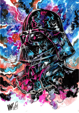 Vincenzo Riccardi Original Art Darth Vader Illustration