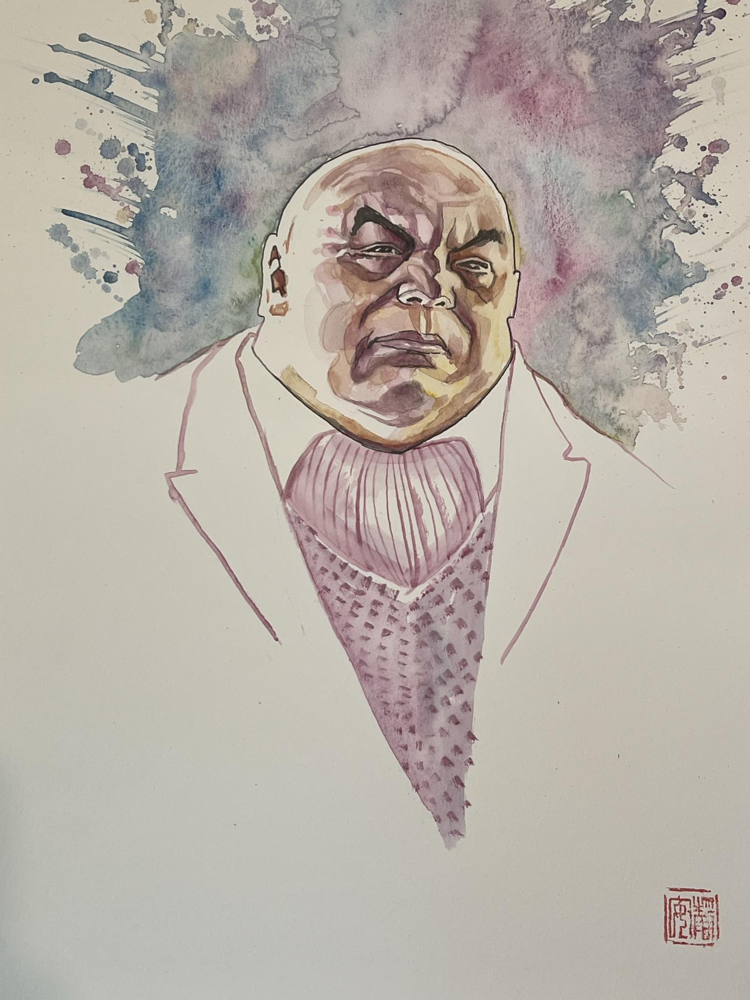 David Mack Original Art Daredevil #1 Cover