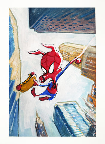 Francesco Segala Original Art Spider-Verse Spider-Ham Illustration