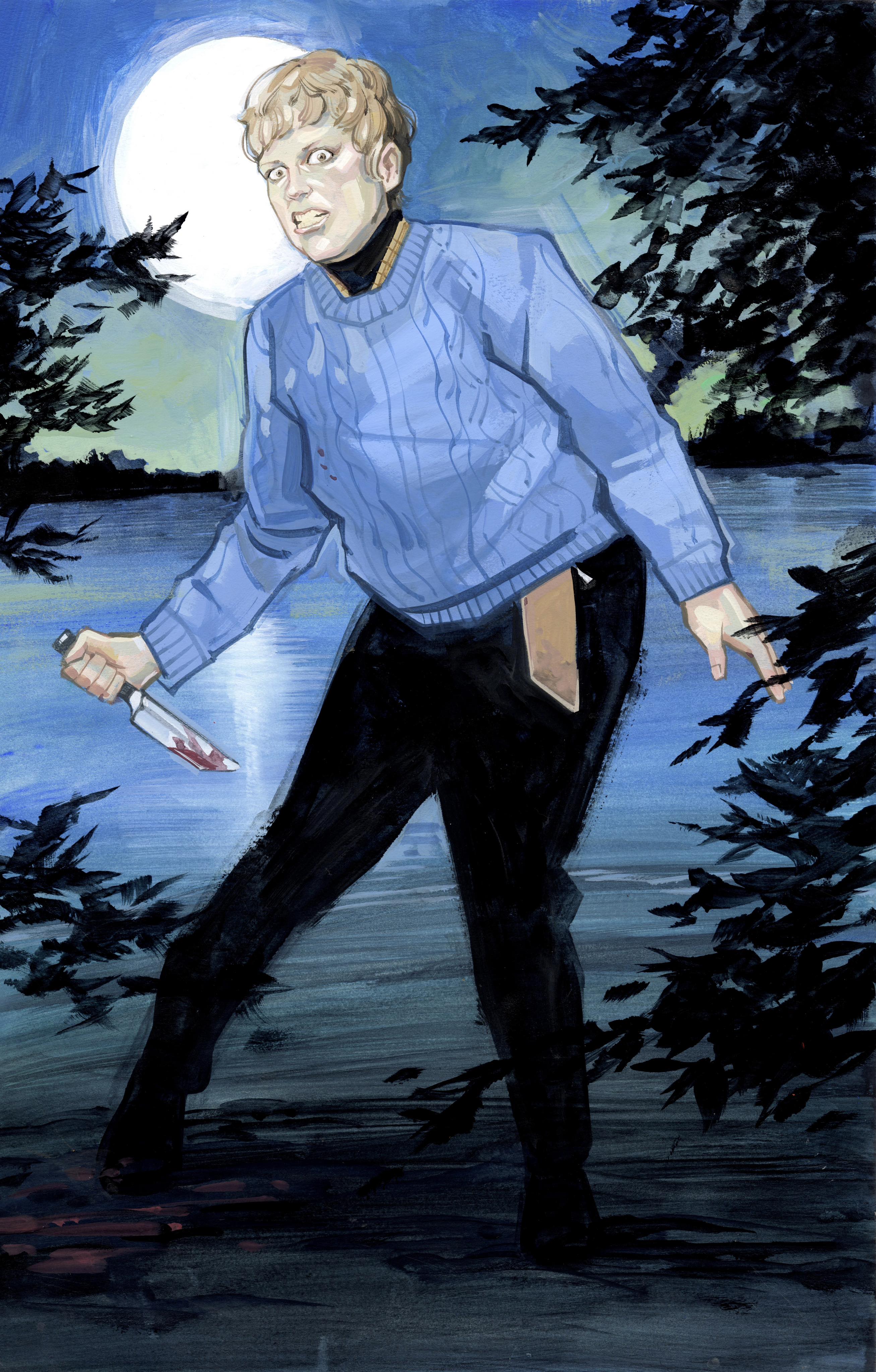 Kagan McLeod Original Art Friday the 13th Illustration