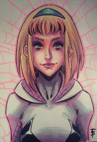 Federico Sabbatini Original Art Spider-Gwen Illustration