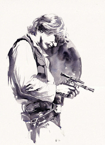 Ito Original Art Star Wars: Han Solo Illustration