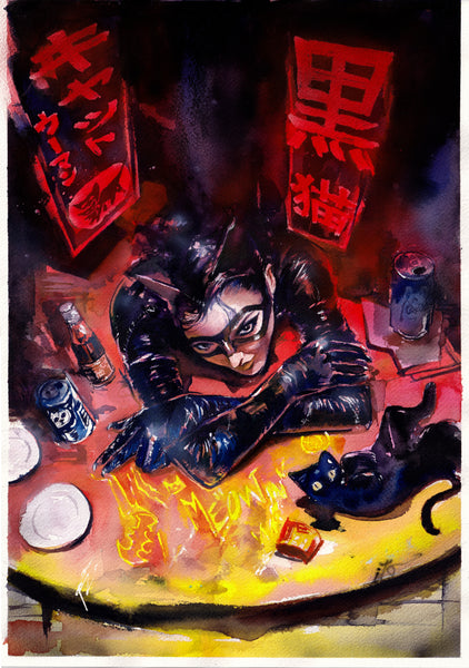 Ito Absolute Catwoman 12x18” Limited Edition Giclee