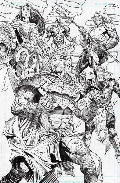 Guillem March Original Art DC K.O. #4 Cover