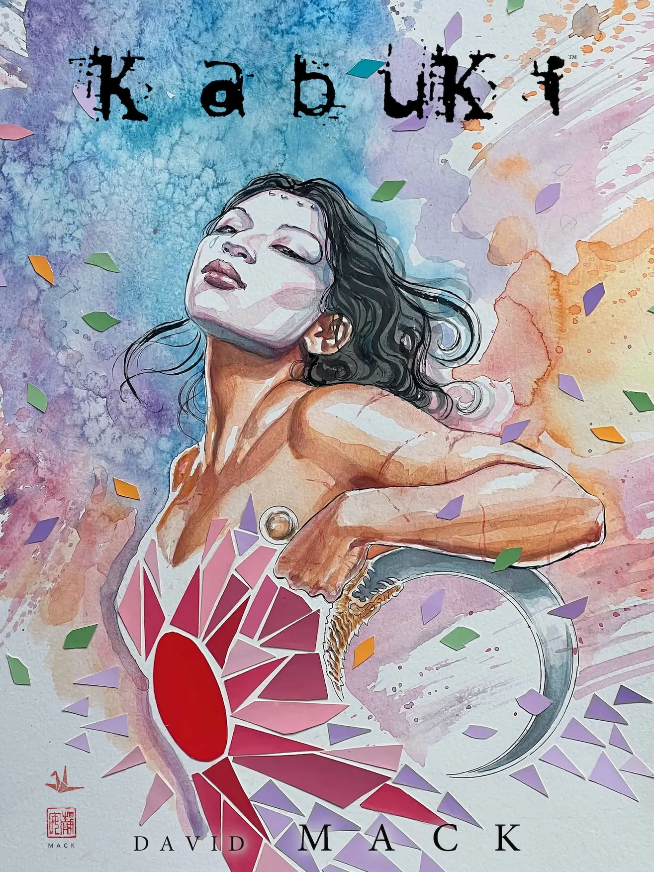 David Mack Original Art Kabuki 30th Anniversary Edition Cover