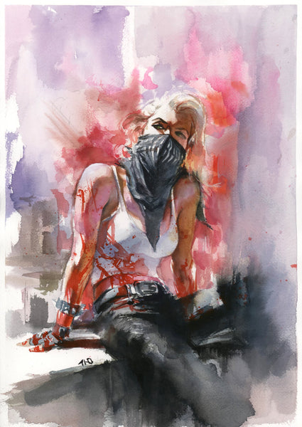 Ito Original Art Erica Slaughter Illustration