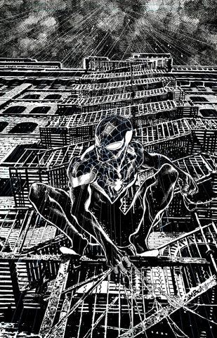 Jimbo Salgado Original Art Miles Morales Illustration