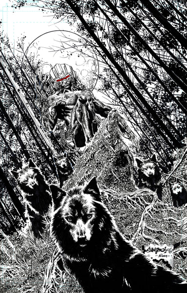 Jimbo Salgado Original Art Weapon X Illustration