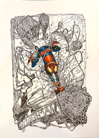 Eduardo Vieira Original Spider-Man Illustration
