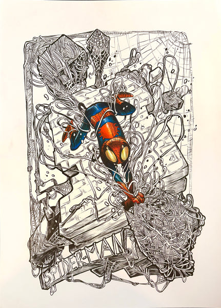 Eduardo Vieira Original Spider-Man Illustration