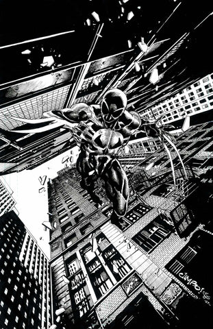 Jimbo Salgado Original Art Spider-Man 2099 Illustration