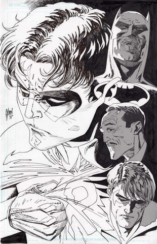 Guillem March Original Art Batman and Robin #23 Cover