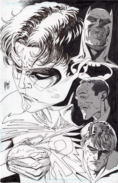Guillem March Original Art Batman and Robin #23 Cover