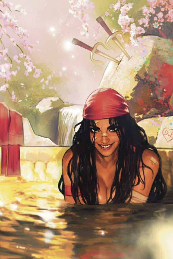 Francesco Tomaselli 'Onsen' Elektra 12x18  Limited Edition Giclee Comic Art