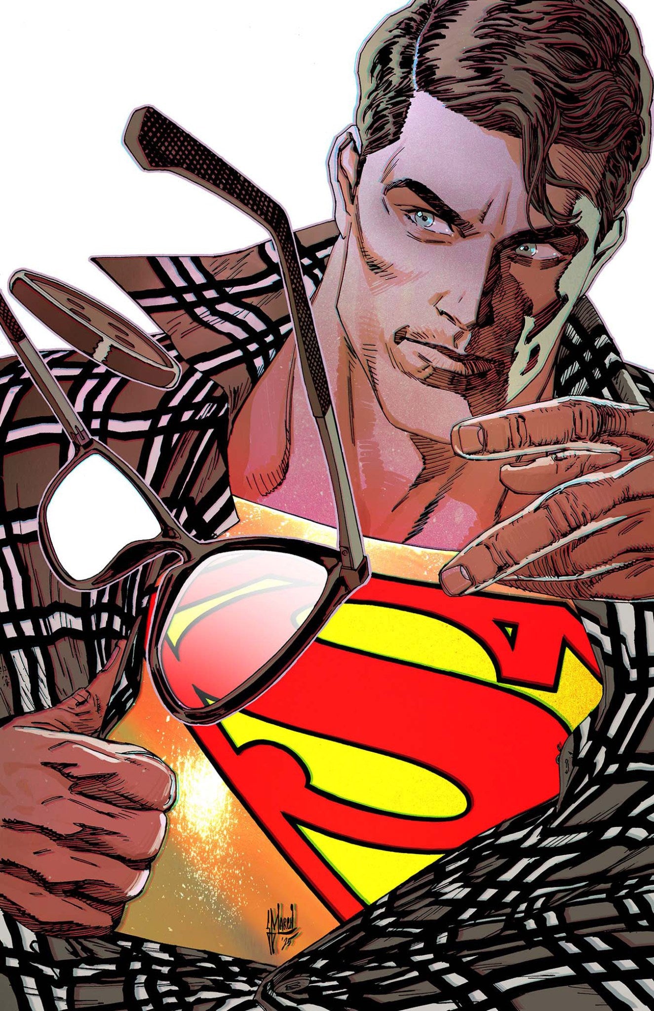 Guillem March Original Art Superman Unlimited #6 Cover