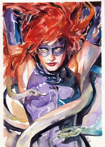 Ito Original Art Medusa Illustration