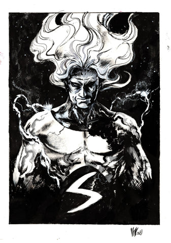 Vincenzo Riccardi Original Art Sentry Illustration