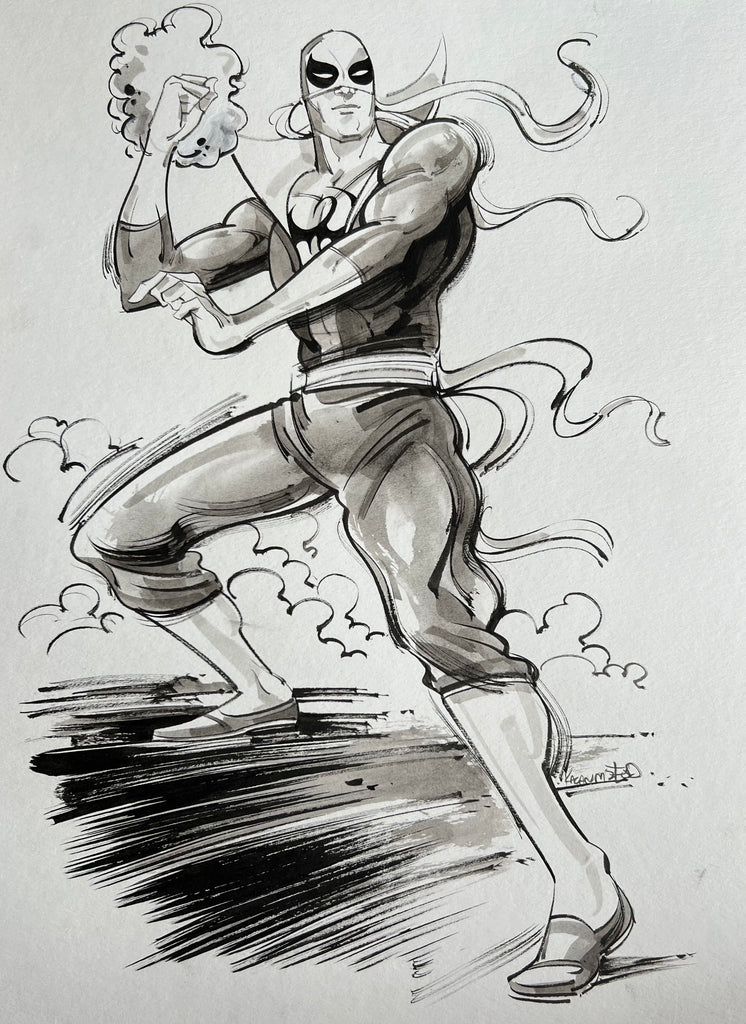 Kagan McLeod Original Art Iron Fist Illustration Comic Art