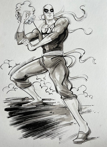 Kagan McLeod Original Art Iron Fist Illustration