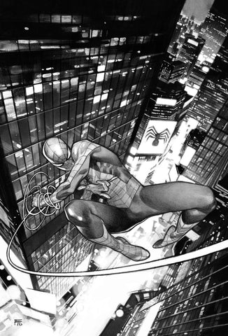 Dike Ruan Original Art Ultimate Spider-Man #2 Cover