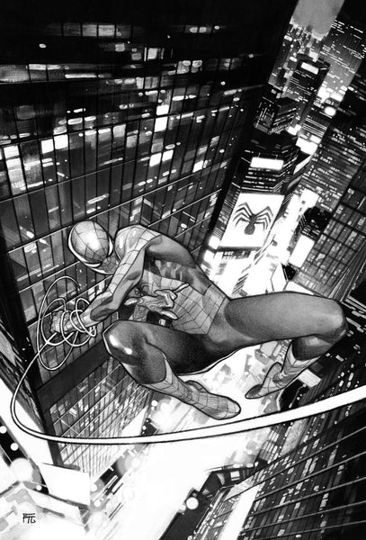 Dike Ruan Original Art Ultimate Spider-Man #2 Cover