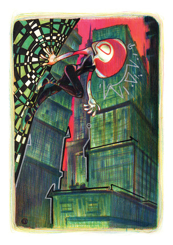 Eduardo Vieira Original Art Spider-Gwen Illustration