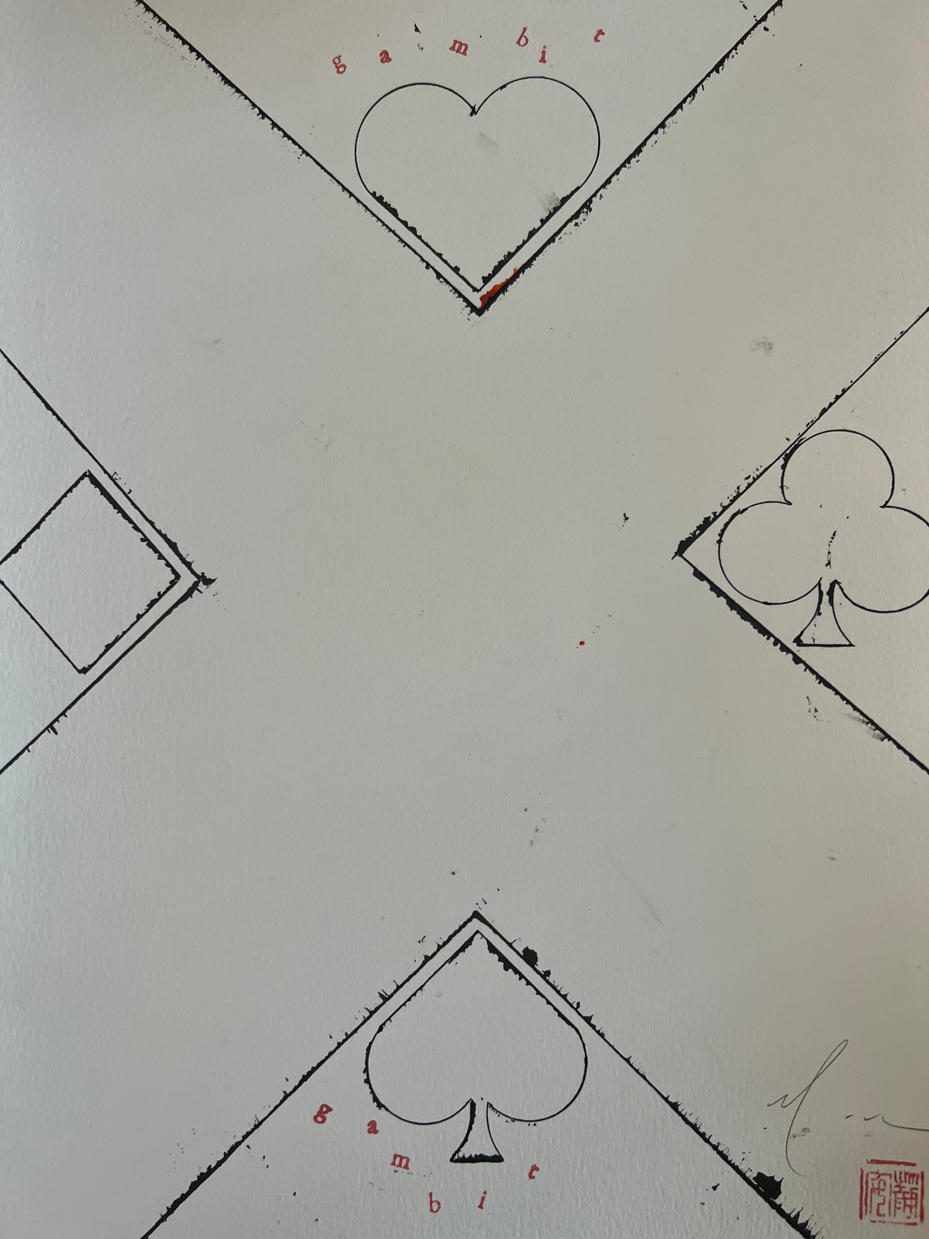 David Mack Original Art Uncanny X-Men #13 Gambit Cover (includes 2 pieces to make up the final art)